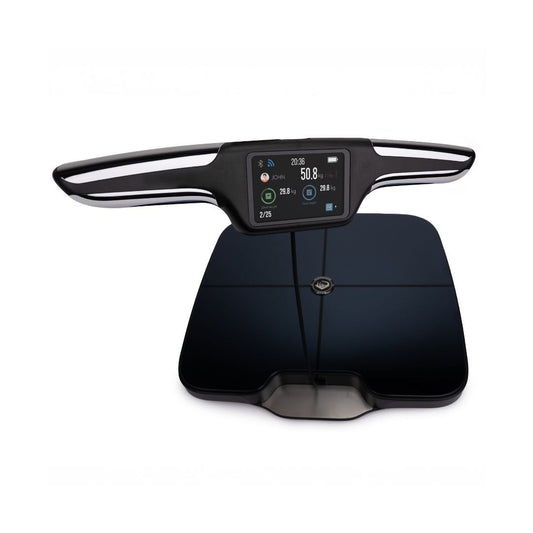 8-electrodes digital body scale in black color