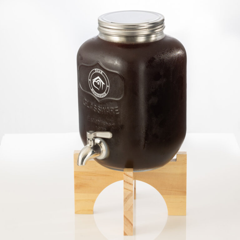 1 Gallon Cold Brew Coffee Maker With EXTRA-THICK Glass Carafe