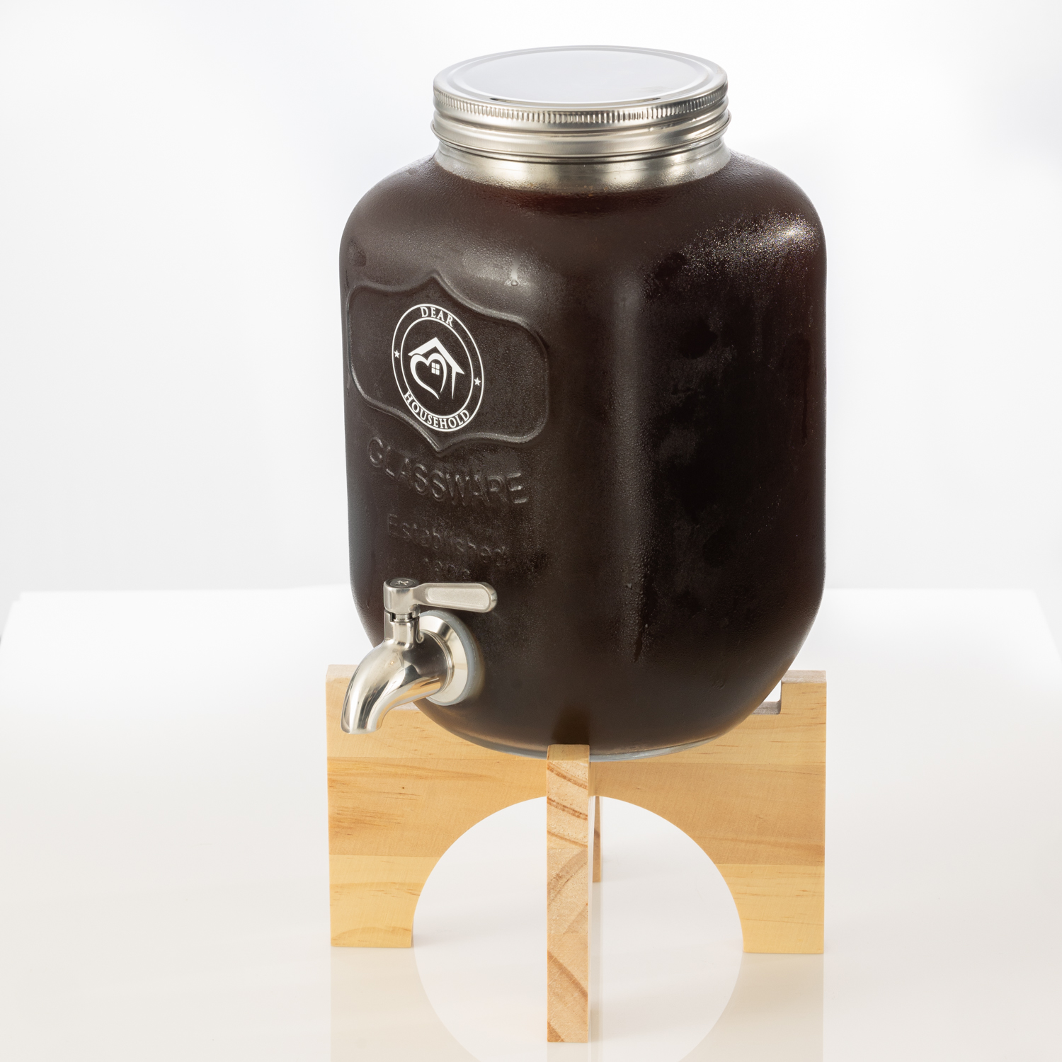 1 Gallon Cold Brew Coffee Maker With Extra-thick Glass Carafe